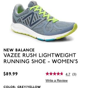 New Balance Vazee Rush Lightweight Running Shoe